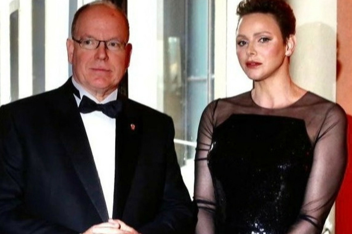 Książę Albert i księżna Charlene w Palazzo Vecchio