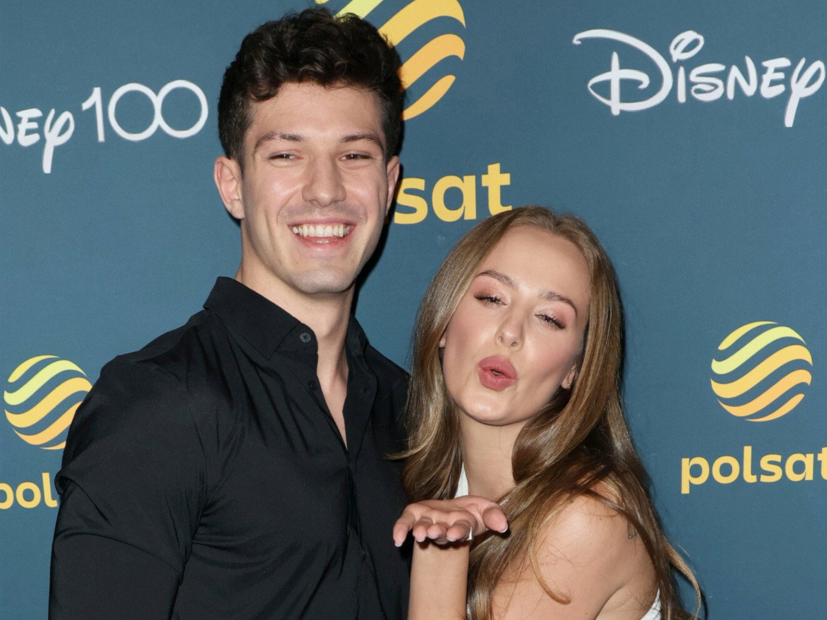 Wiktoria Gąsiewska i Jasper Sołtysiewicz na 100-leciu Disney'a