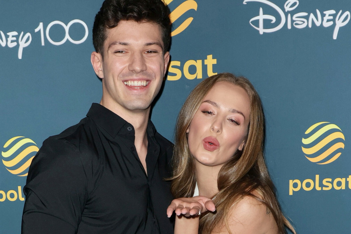 Wiktoria Gąsiewska i Jasper Sołtysiewicz na 100-leciu Disney'a
