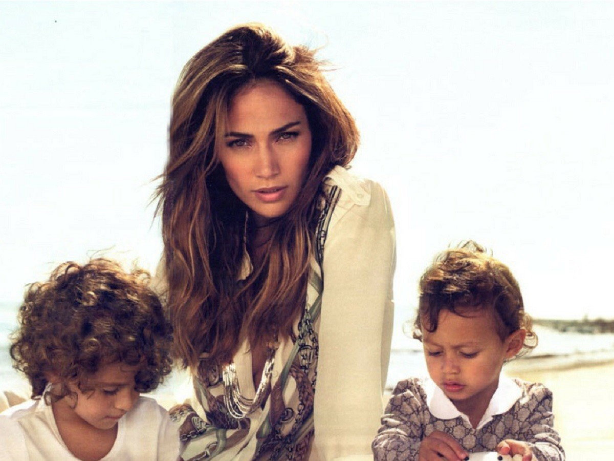 Jennifer Lopez z dziećmi