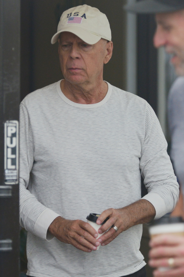 Bruce Willis na kawie