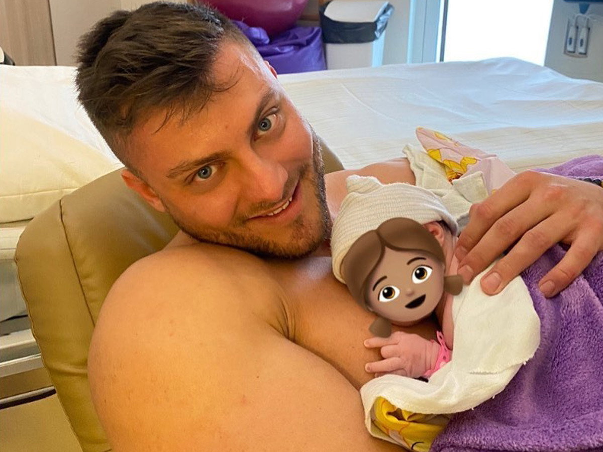 Adam z Hotelu Paradise 6 pokazał zdjęcie z córką