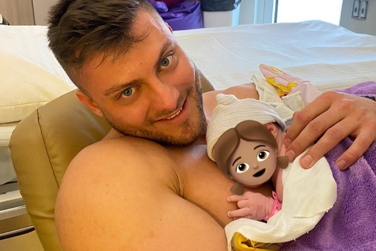 Adam z Hotelu Paradise 6 pokazał zdjęcie z córką