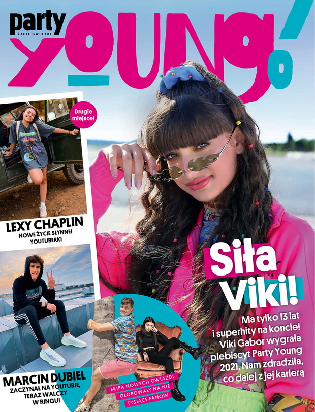 Viki Gabor na okładce "Party YOUNG"
