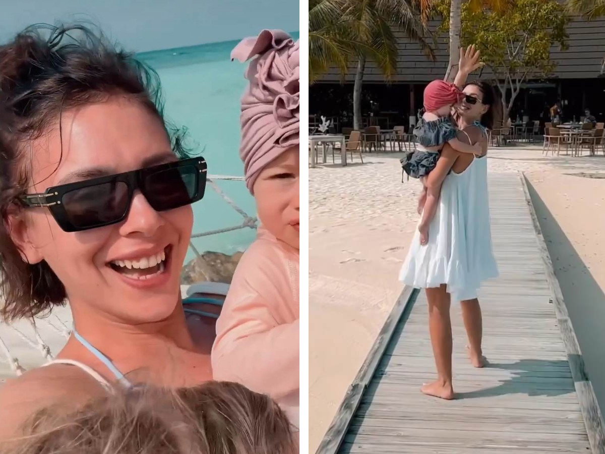 Klaudia Halejcio na luksusowych wakacjach na Malediwach