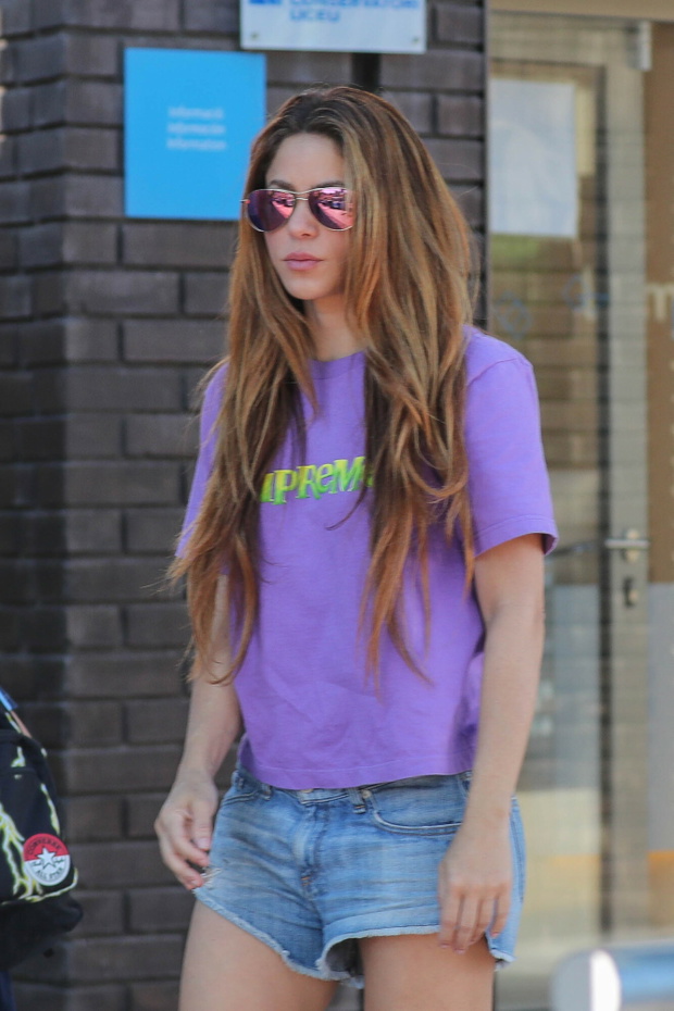 Shakira odprowadza syna do szko?y