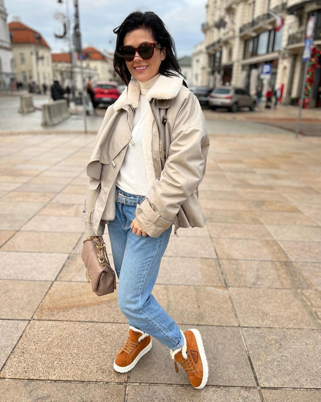 Katarzyna Cichopek w modnych botkach
