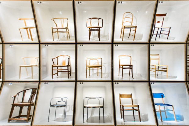 Permanent exhibition Danish Chair at Museum of Art and Design