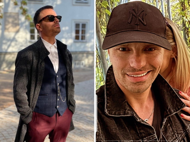 Marcin Hakiel z partnerką