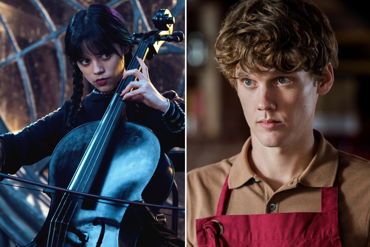 Netflix - Wednesday - fanki zakochały się w serialowym Tylerze. Grający go Hunter Doohan ma jednak męża