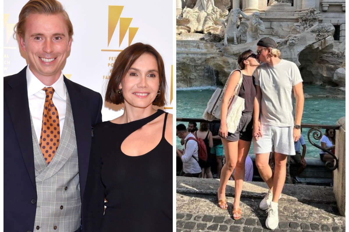 Olga Bołądź i jej partner