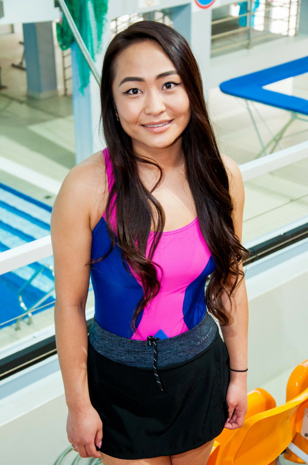 Trening przed Celebrity Splash