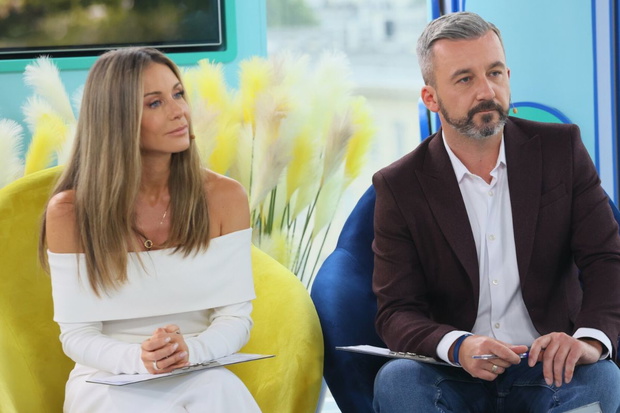 Małgorzata Rozenek i Krzysztof Skórzyński w Dzień Dobry TVN