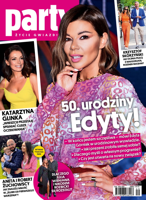 Edyta Górniak na okładce magazynu Party