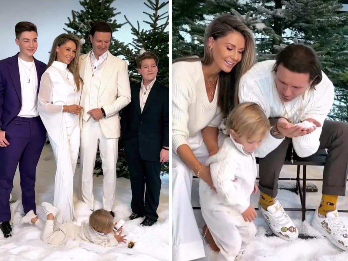 Małgorzata Rozenek chwali się rodzinną sesją w zimowej scenerii
