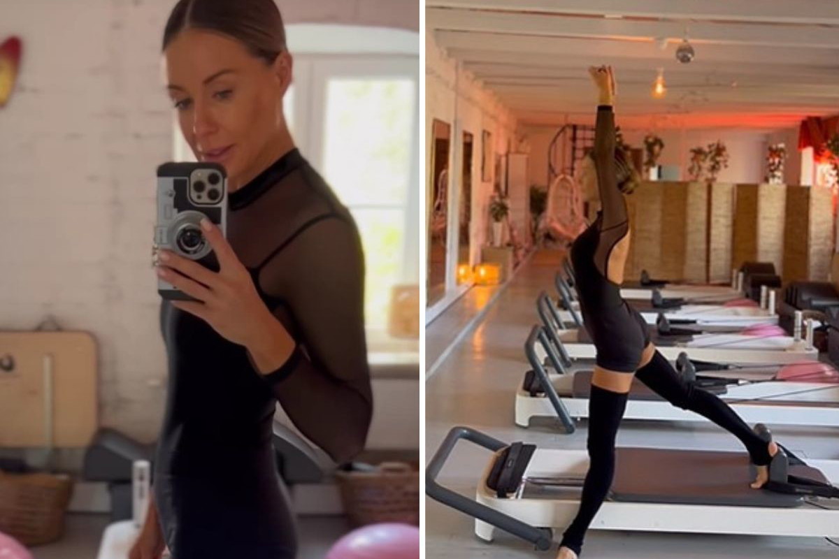 Małgorzata Rozenek ćwiczy pilates