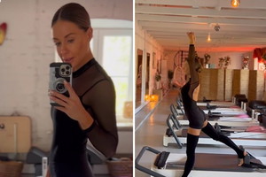 Małgorzata Rozenek ćwiczy pilates