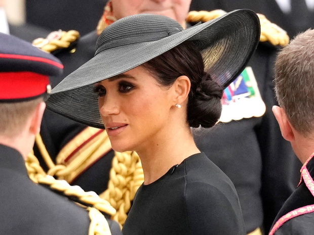 Meghan Markle na pogrzebie królowej Elżbiety II
