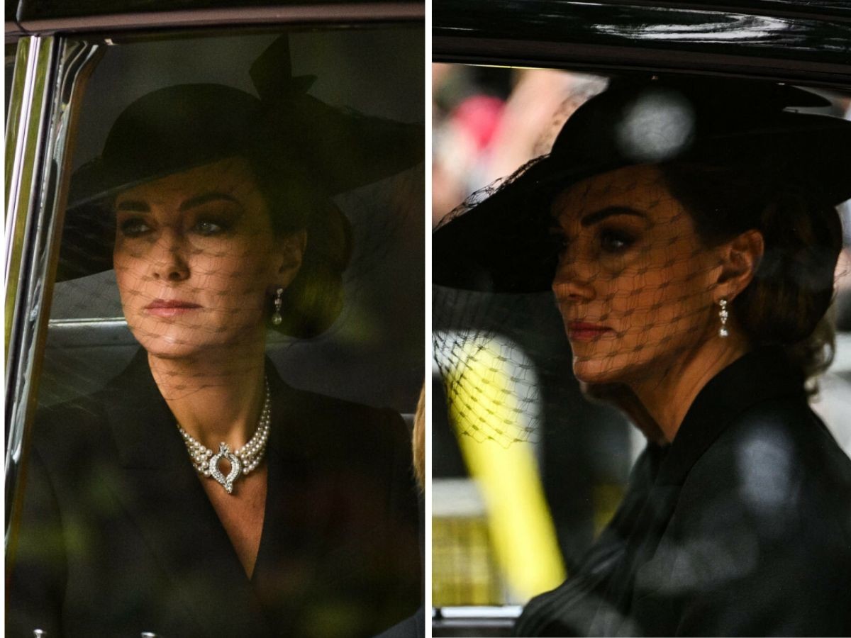 Kate Middleton w naszyjniku z pereł