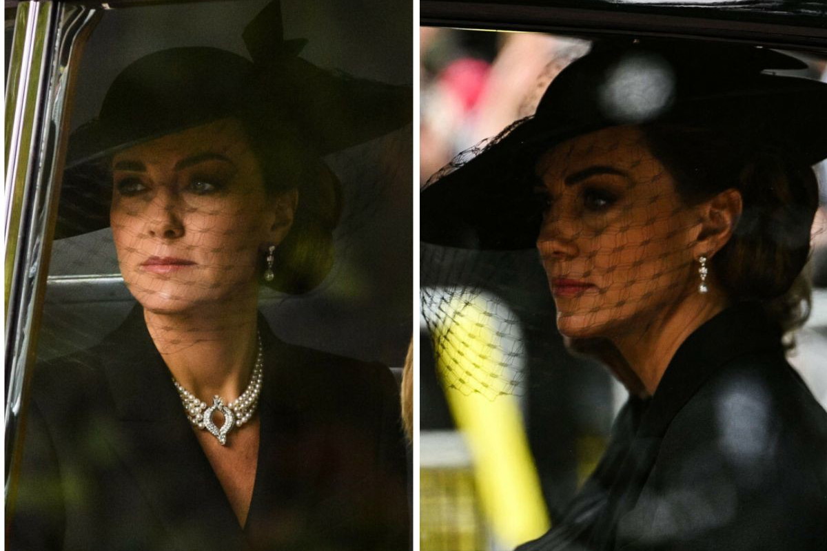 Kate Middleton w naszyjniku z pereł