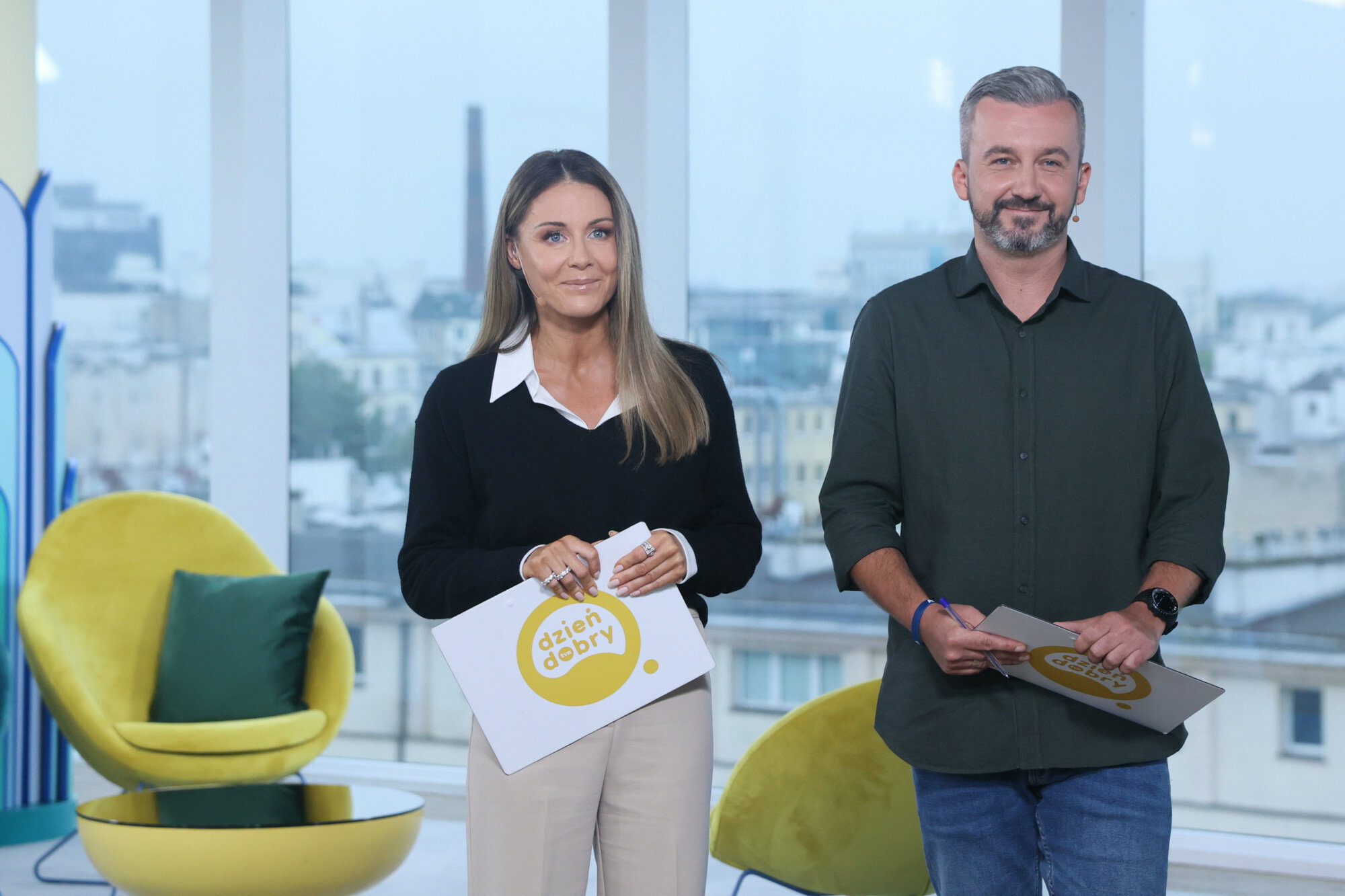 Małgorzata Rozenek i Krzysztof Skórzyński w Dzień Dobry TVN