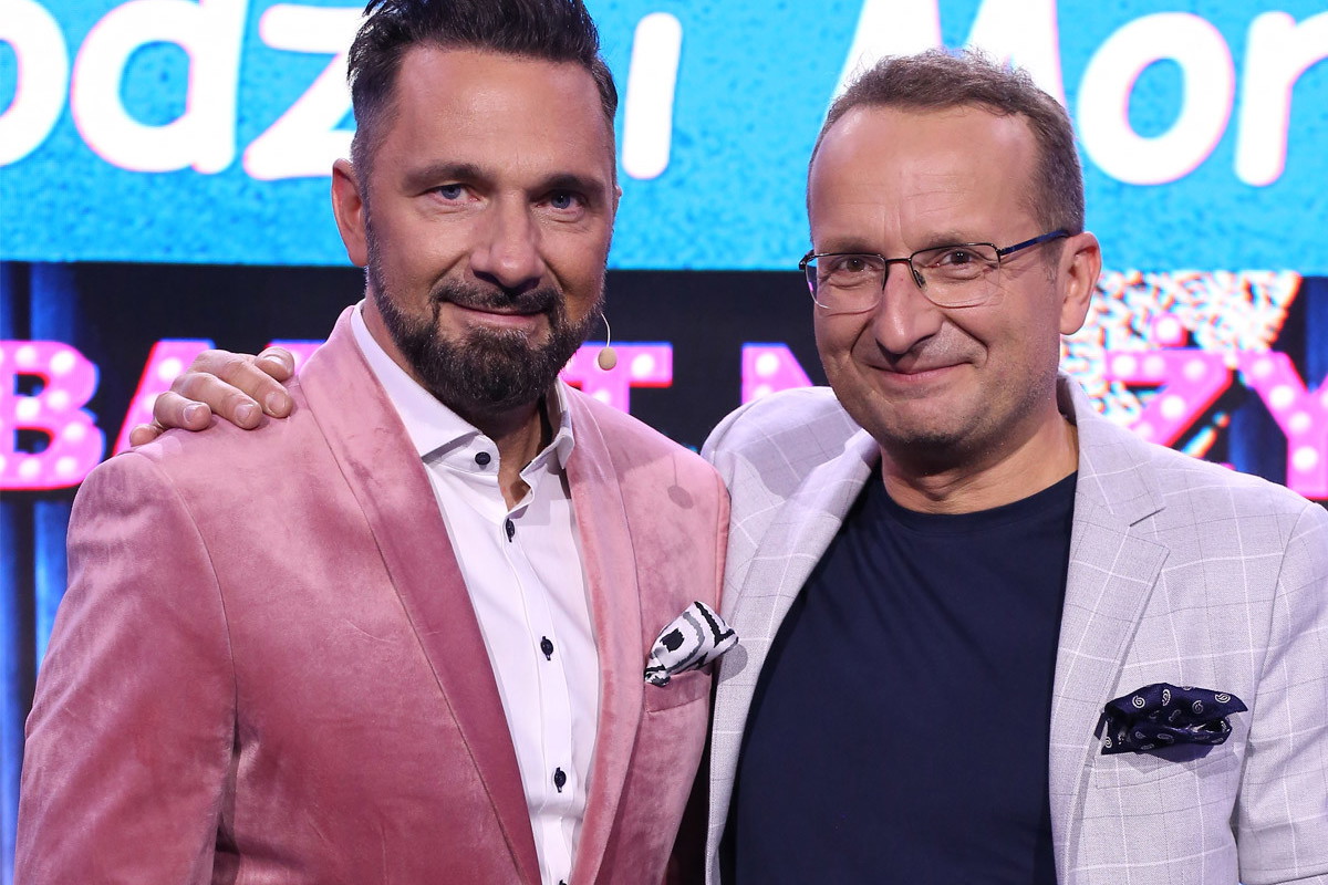 Robert Górski i Robert Korólczyk w Kabaret na żywo. Młodzi i Moralni