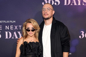 Blanka Lipińska z partnerem na premierze Kolejne 365 dni