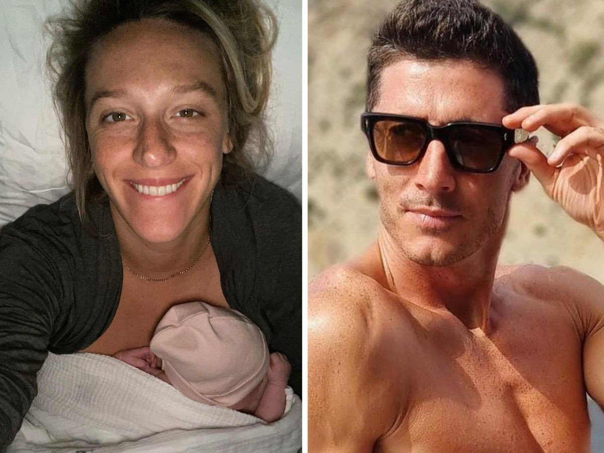 Aleksandra Żebrowska i Robert Lewandowski