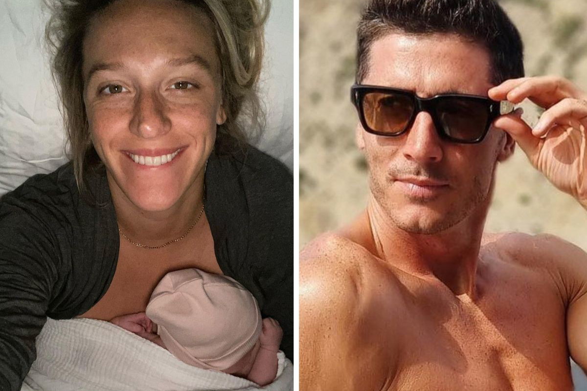 Aleksandra Żebrowska i Robert Lewandowski
