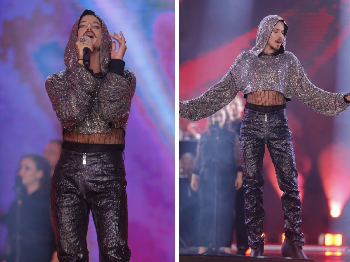 Michał Szpak na festiwalu w Sopocie