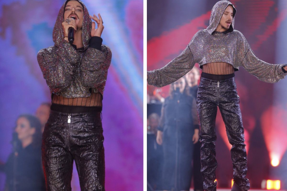 Michał Szpak na festiwalu w Sopocie