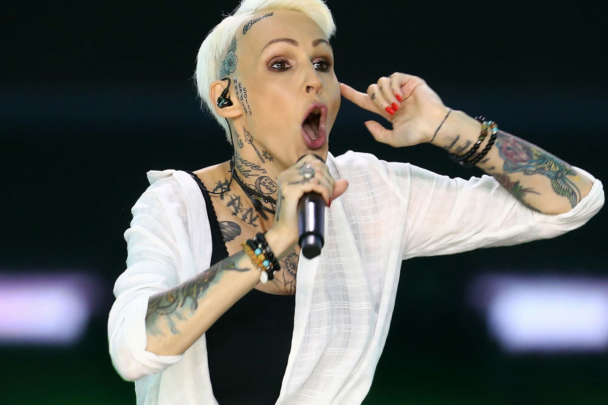 Agnieszka Chylińska ma tatuaż na czole