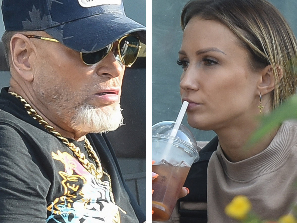 "Taniec z Gwiazdami 13": Krzysztof Rutkowski na lunchu z Sylwią Madeńską.  Nowe zdjęcia paparazzi