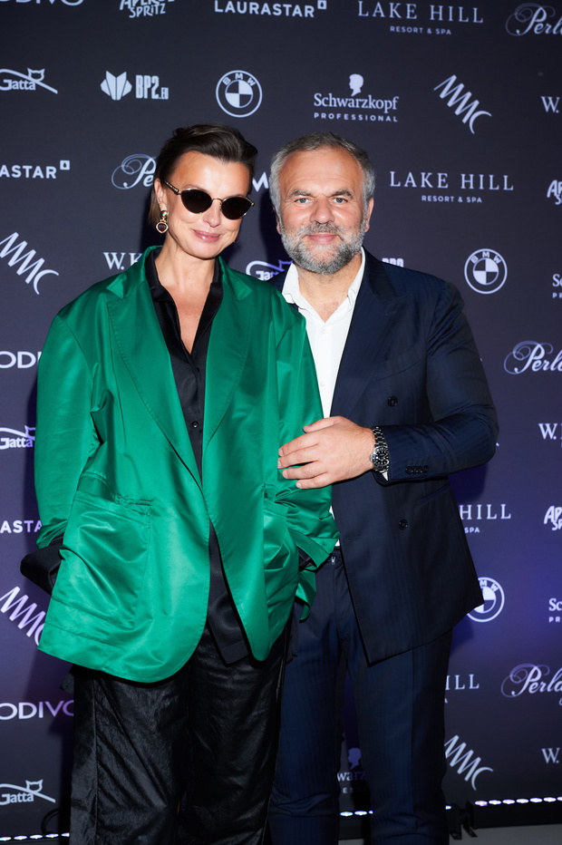 Katarzyna Sokołowska i Artur Kozieja na pokazie MMC w swoim hotelu