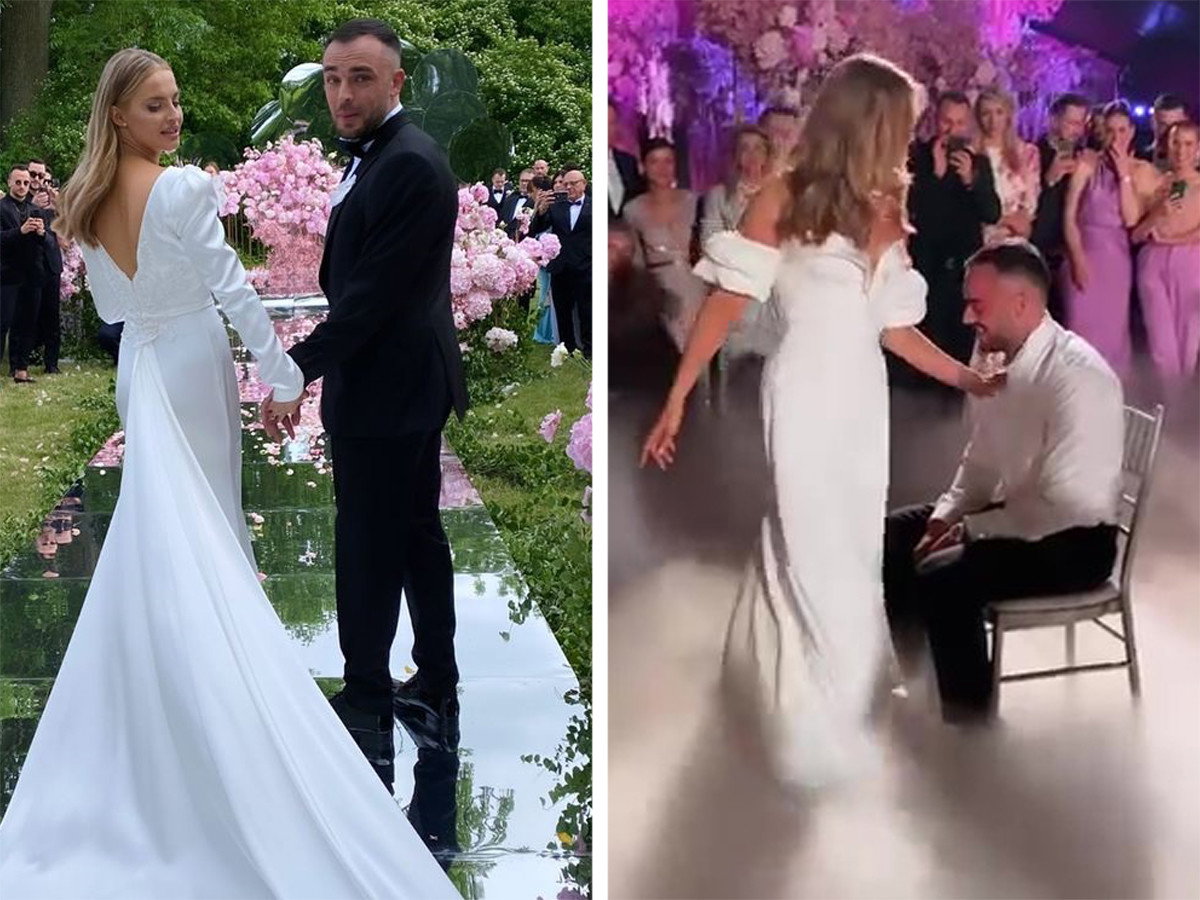 Karolina Pisarek w drugiej sukni ślubnej
