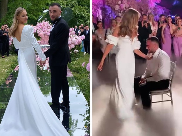 Karolina Pisarek w drugiej sukni ślubnej