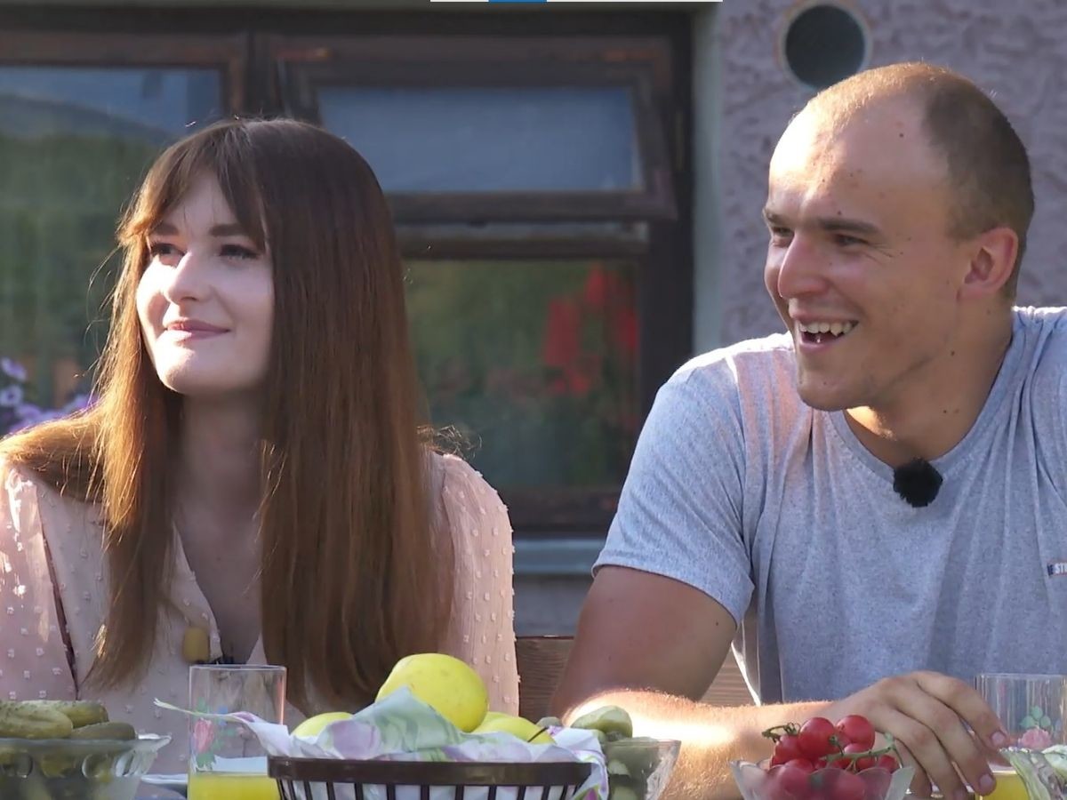 Joanna i Kamil z Rolnik szuka żony na spotkaniu z rodziną