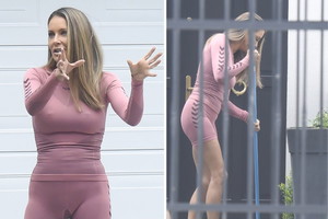 Małgorzata Rozenek urządza ogród w nowej willi. Zabrała się też za porządki. Nowe zdjęcia paparazzi