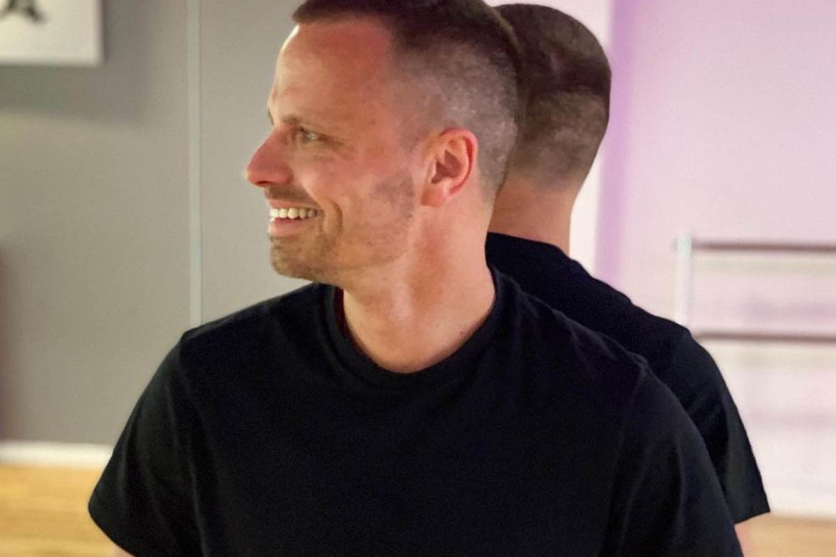 Marcin Hakiel z tajemniczą blondynką