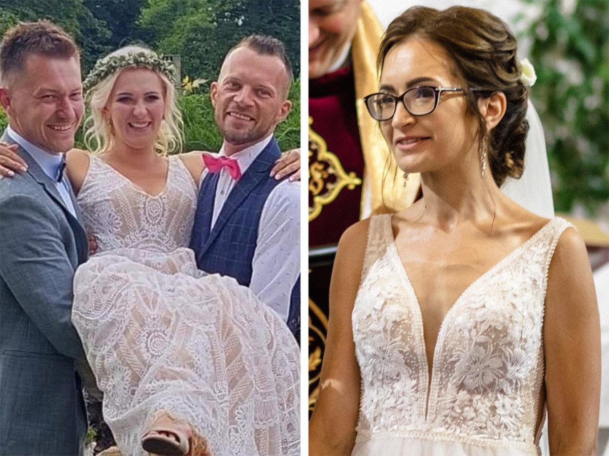 Wioleta i Magda z Rolnik szuka żony zdjęcia ze ślubu