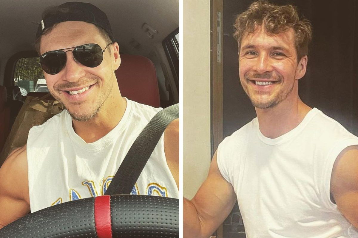 Mikołaj Roznerski z mopsem na Instagramie