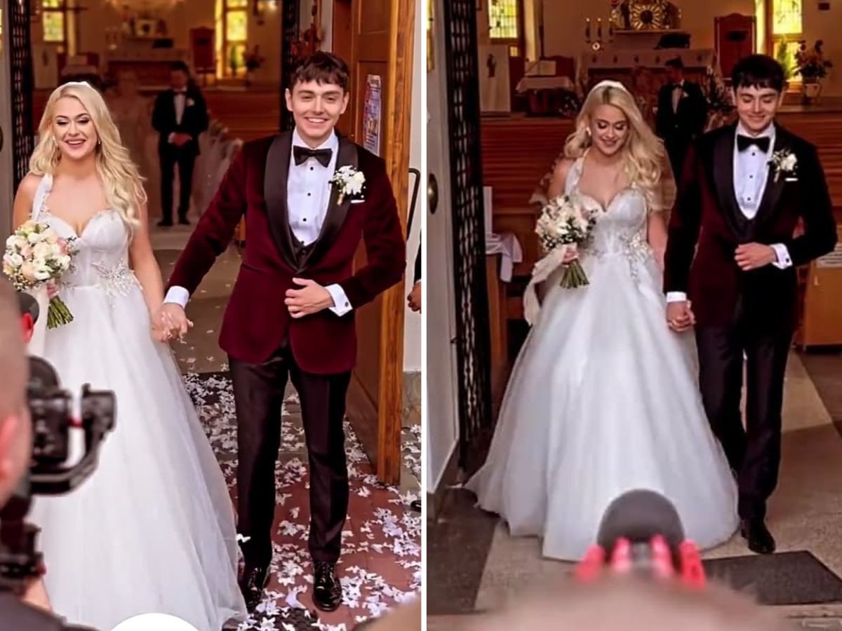 Sylwia Przybysz i Jan Dąbrowski wzięli ślub