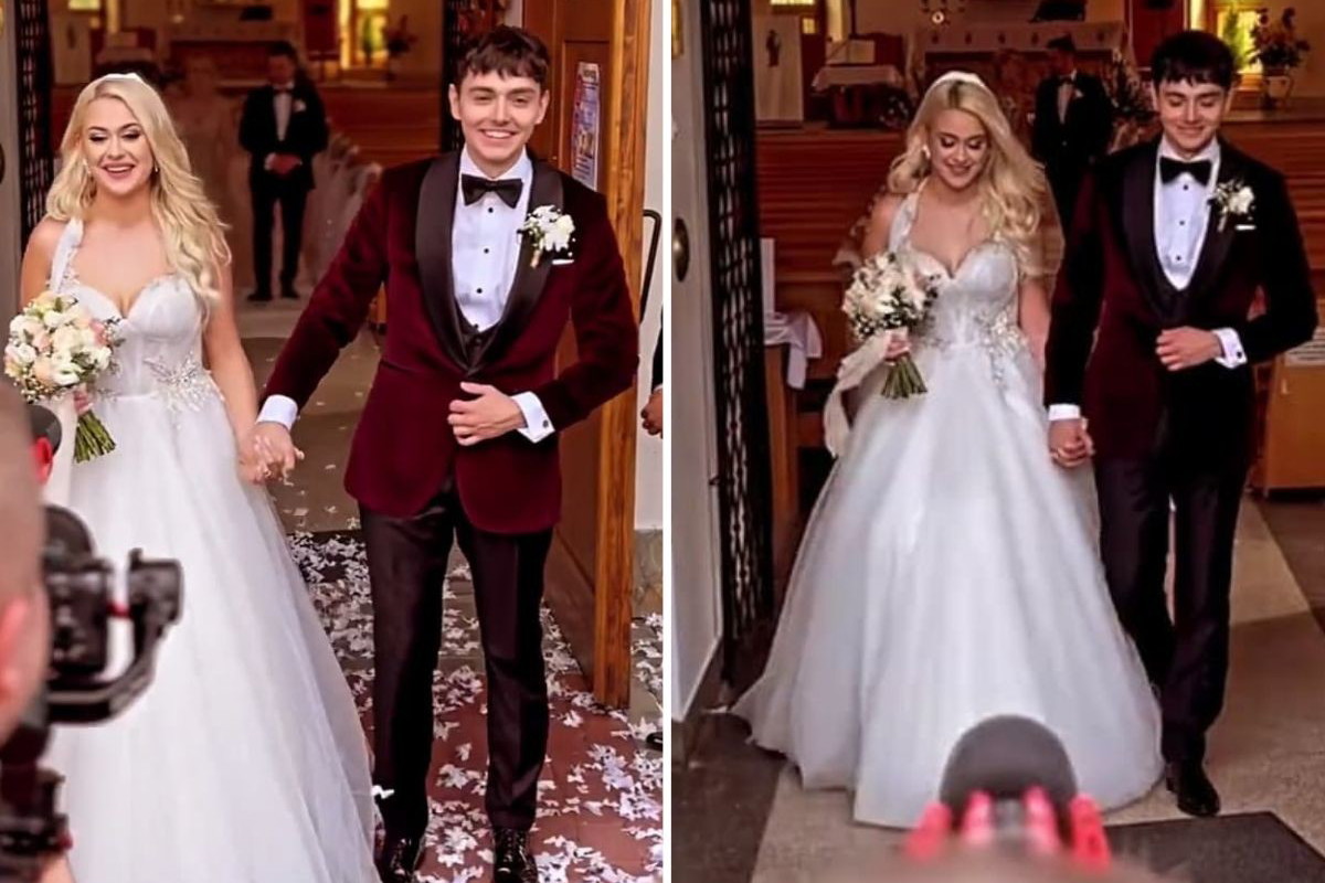 Sylwia Przybysz i Jan Dąbrowski wzięli ślub