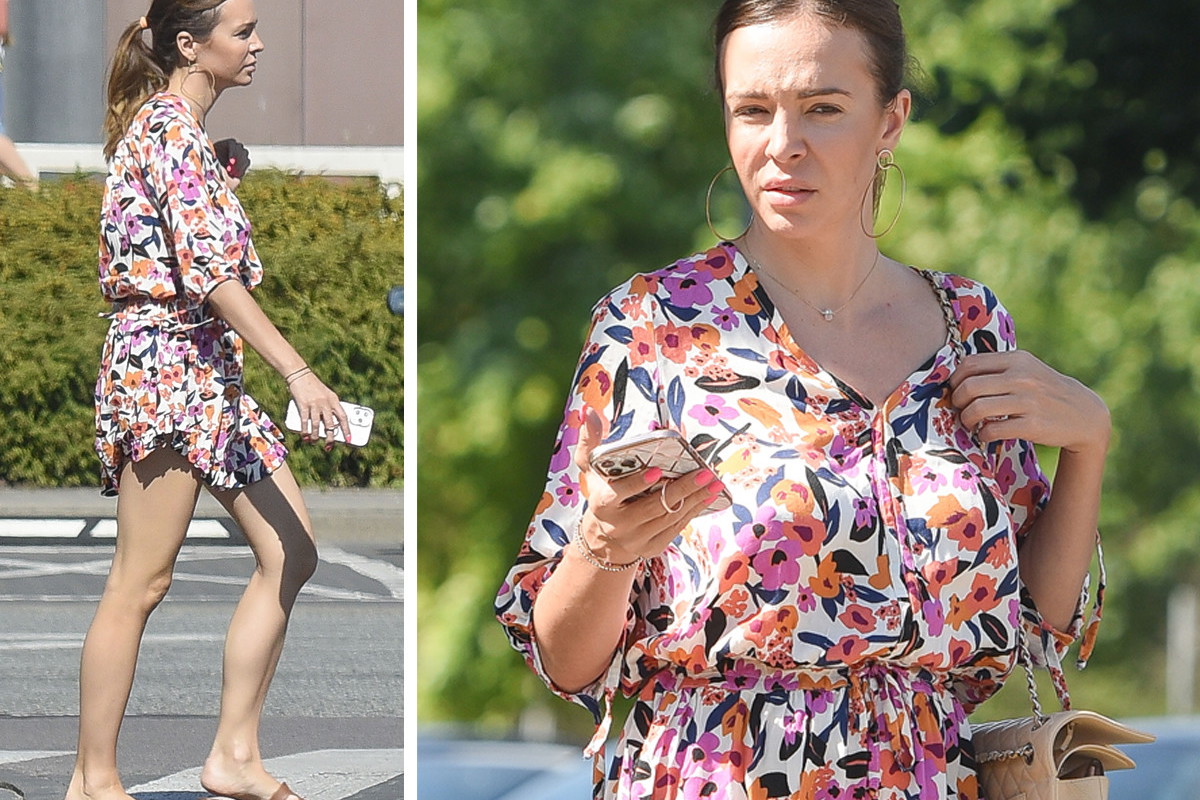 Ania Wendzikowska bez makijażu spaceruje w klapkach Hermes za 2600 zł. Zdjęcia paparazzi
