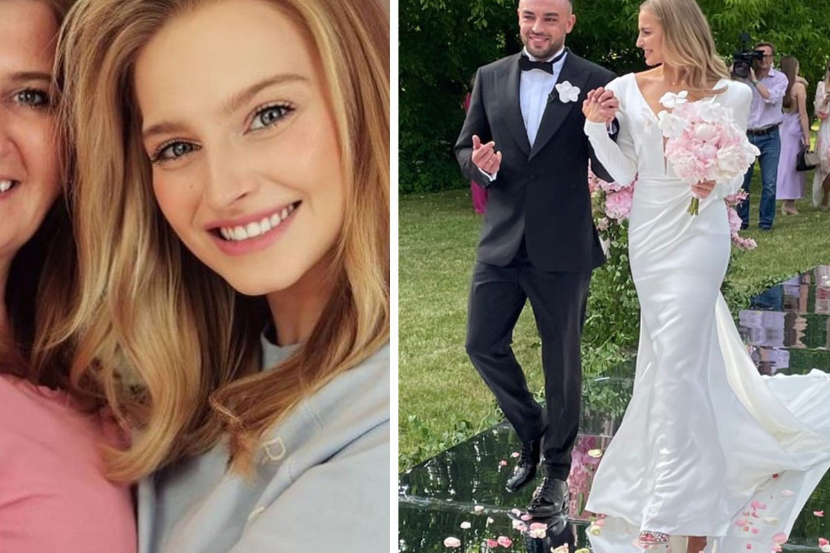 Mama Karoliny Pisarek zachwyciła stylizacją na jej ślubie. Postawiła na nieoczywistą kreację