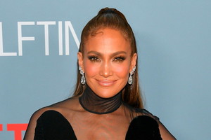 Jennifer Lopez na premierze filmu o niej samej