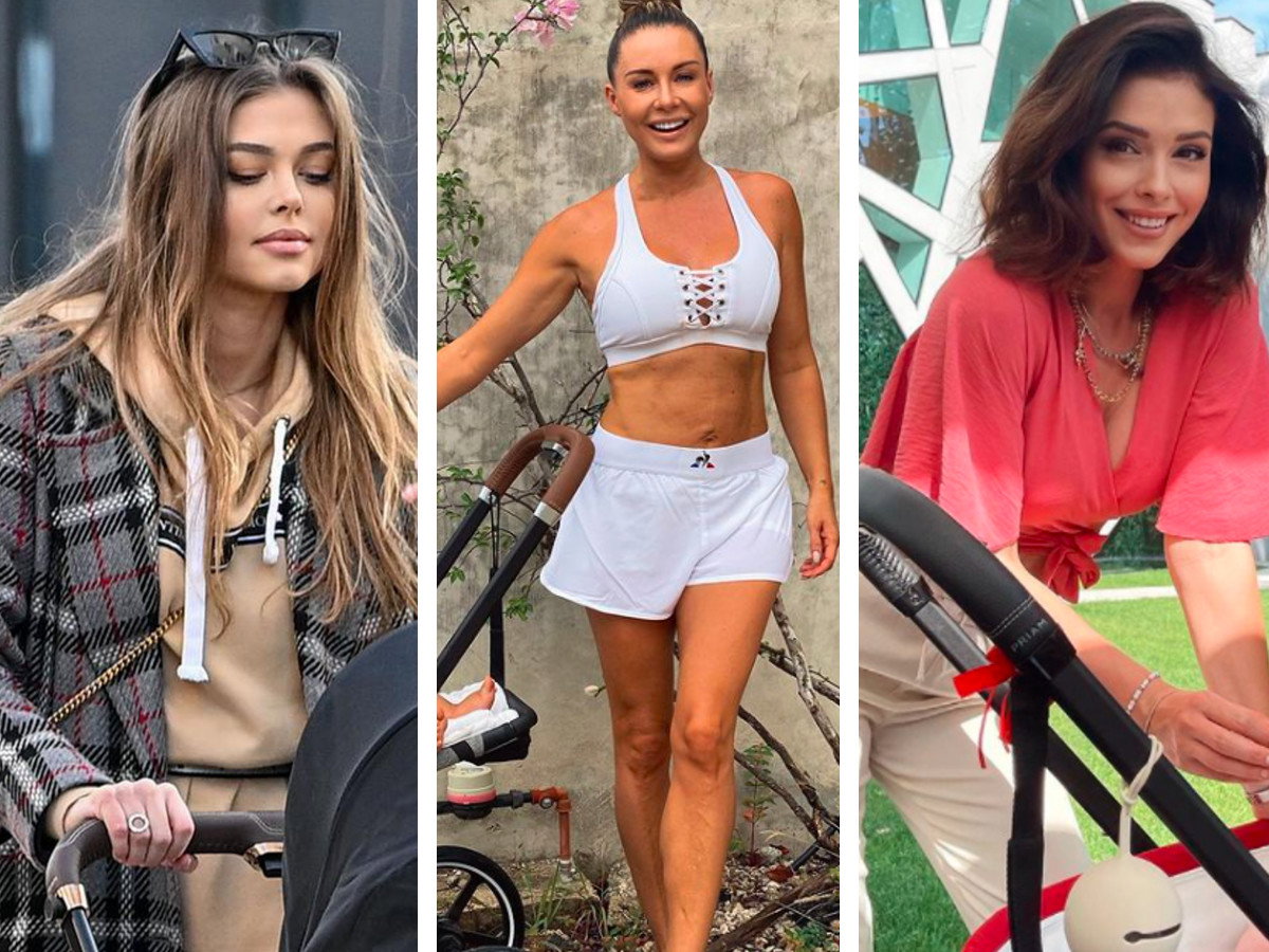 Wózki dzieci polskich gwiazd. Tym wożą pociechy Joanna Opozda, Małgorzata Rozenek, Klaudia Halejcio i inni