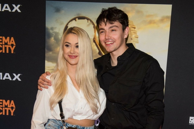 Sylwia Przybysz i Jan Dąbrowski na premierze filmu