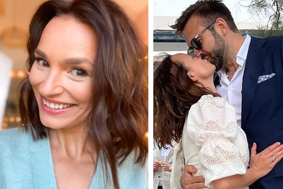 Anna Starmach w długiej białej kreacji na weselu znajomych. Fani oburzeni. Odpowiedziała