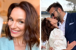 Anna Starmach w długiej białej kreacji na weselu znajomych. Fani oburzeni. Odpowiedziała